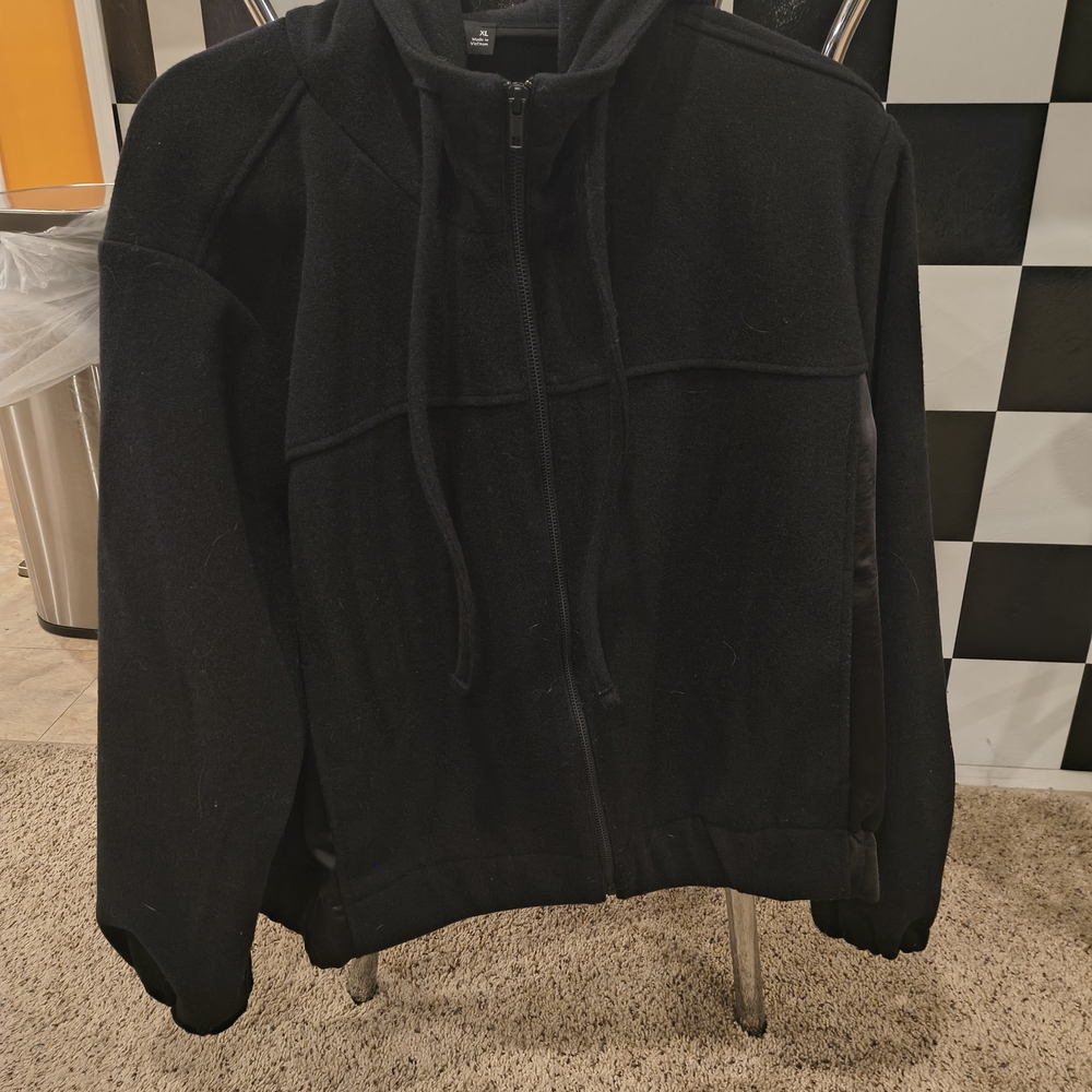 Simply Vera Vera Wang Black Zip-Up Jacket